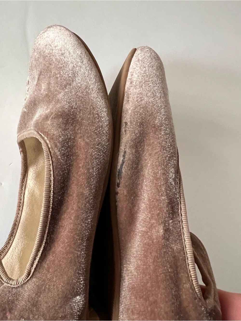Joyfolie Girls Velvet Mary Janes with Gold Glitter Bow - Brown